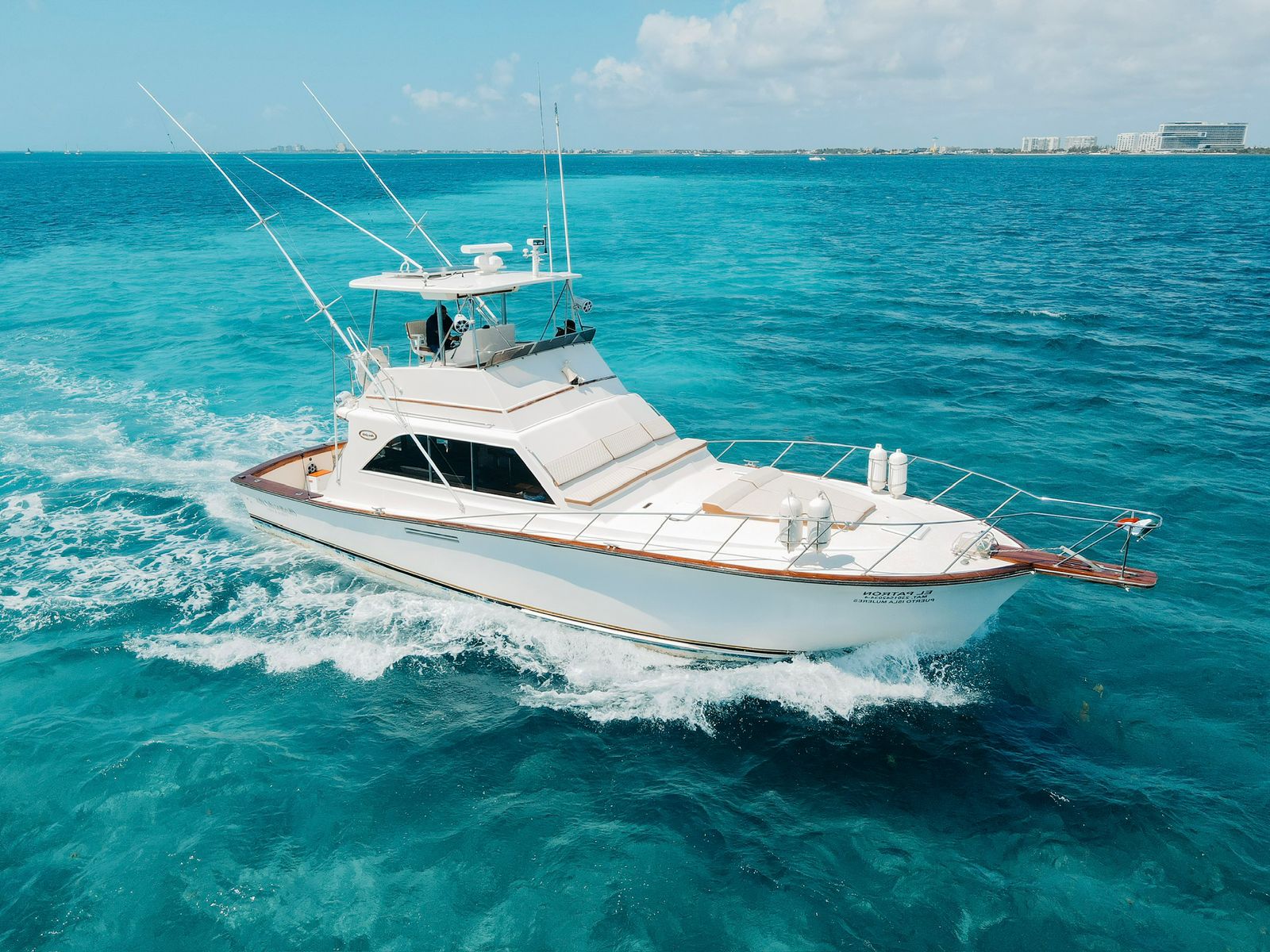 El Patrón - Ocean 46ft - Renta de yates en Cancún