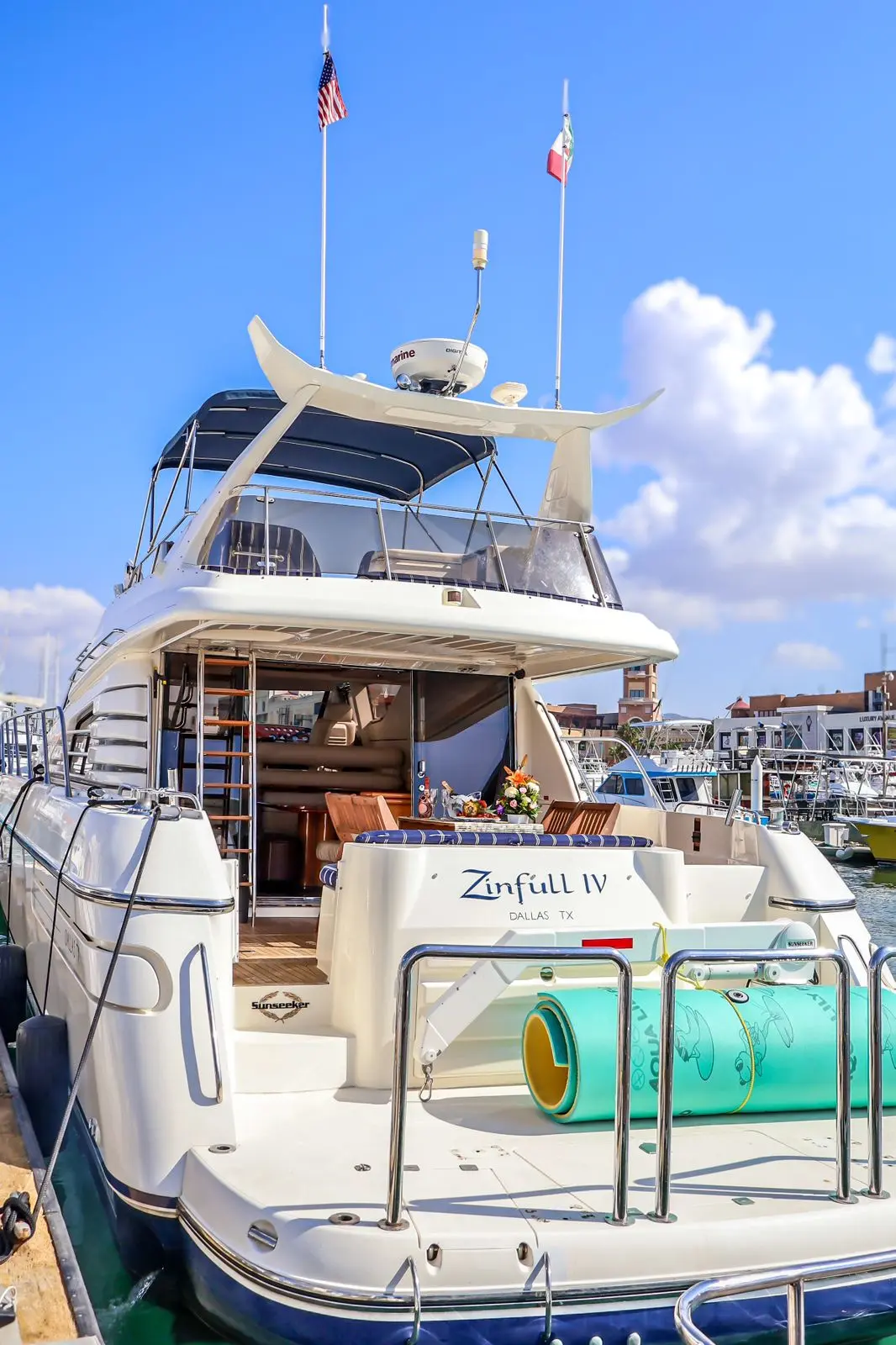Zinfull IV – Sunseeker Manhattan 65ft en Los Cabos